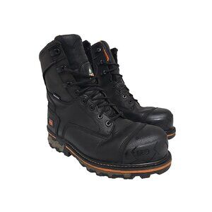 Timberland PRO Men's 8" Boondock Waterproof Work Boots Black 89645 Size 10W